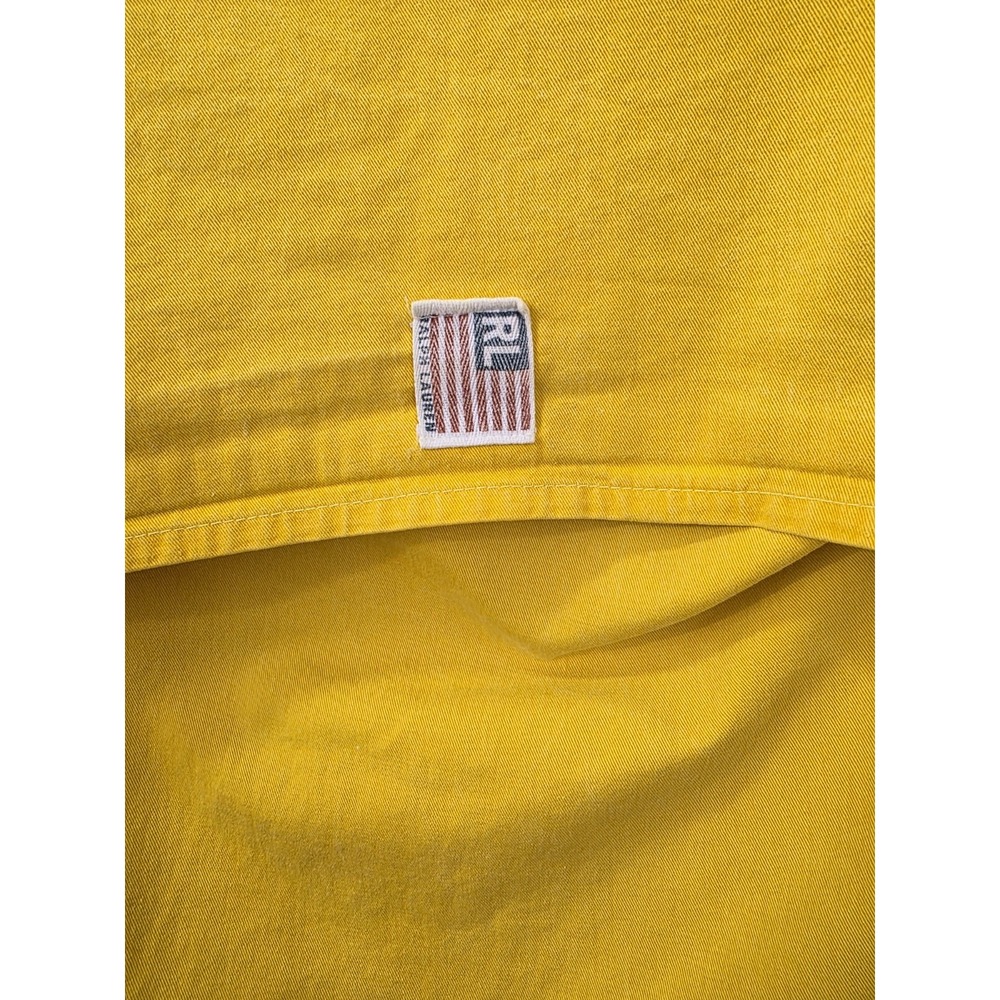 Vntg Ralph Lauren Yellow Tamano King Size Sham Bright Colorful Hard to Find!!